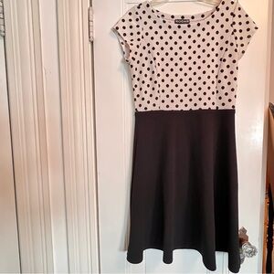 Rodan Black and White Polka Dot Dress